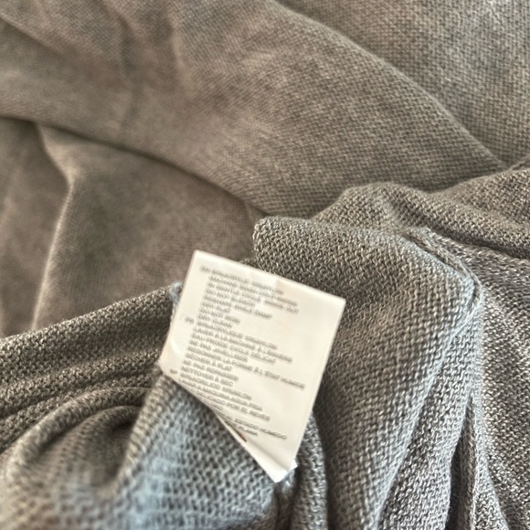 NEW RDI Gray V-Neck Dolman Sleeve Ribbed Sweater Size 1X - Picture 8 of 9